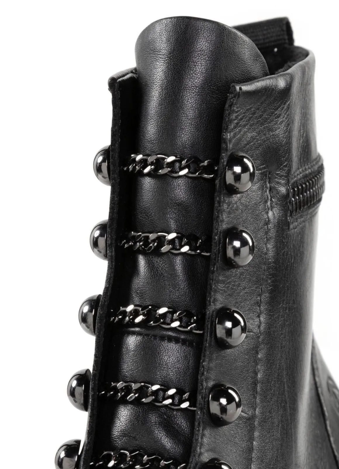Remonte Stiefelette mit trendigen Zierketten in Schnür-Optik