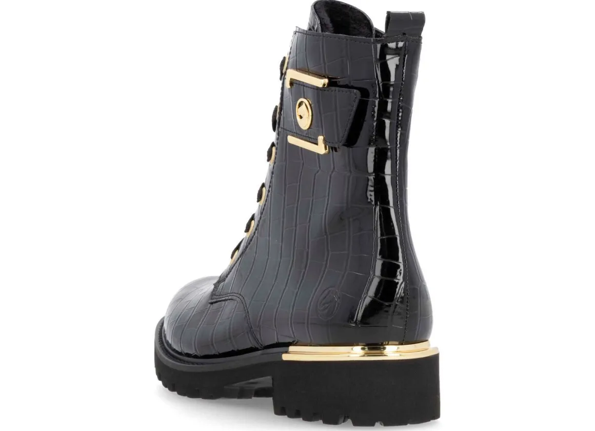 Remonte, stylische Damen-Stiefeletten, Winterschuhe, Weite G, mit herausnehmbarem Fußbett