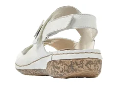 Rieker, bequeme Damen-Sandalen, Weite H, mit herausnehmbarem Fußbett