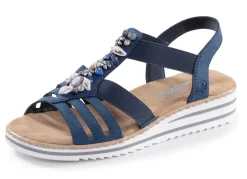 Rieker, edle Damen-Sandalen, mit Riemchen und Elastikbandagen