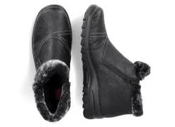Rieker, gefütterte Damen-Boots, Winterschuhe, mit Reißverschluss