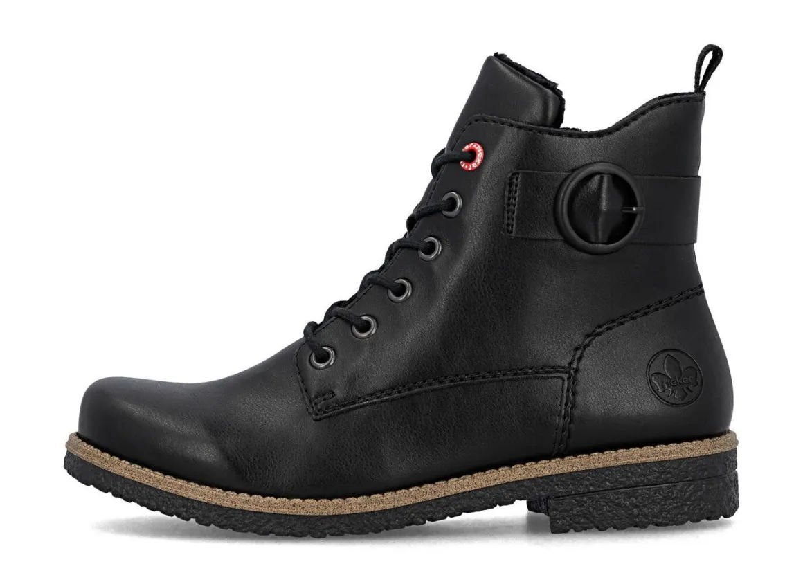 Rieker, klassische Damen-Stiefeletten, mit Reißverschluss