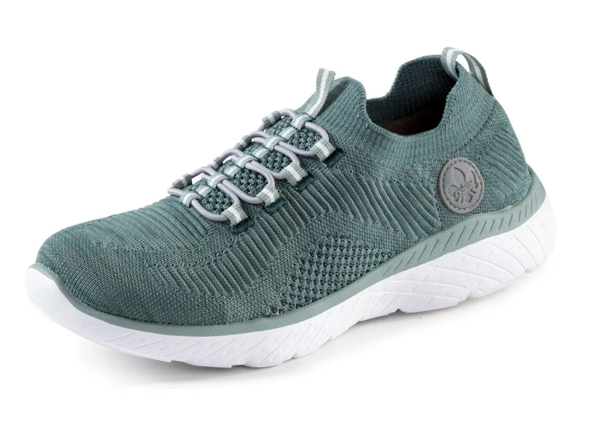 Rieker, leichte Damen-Sneaker, Weite G, mit MemoSoft-Textileinlage