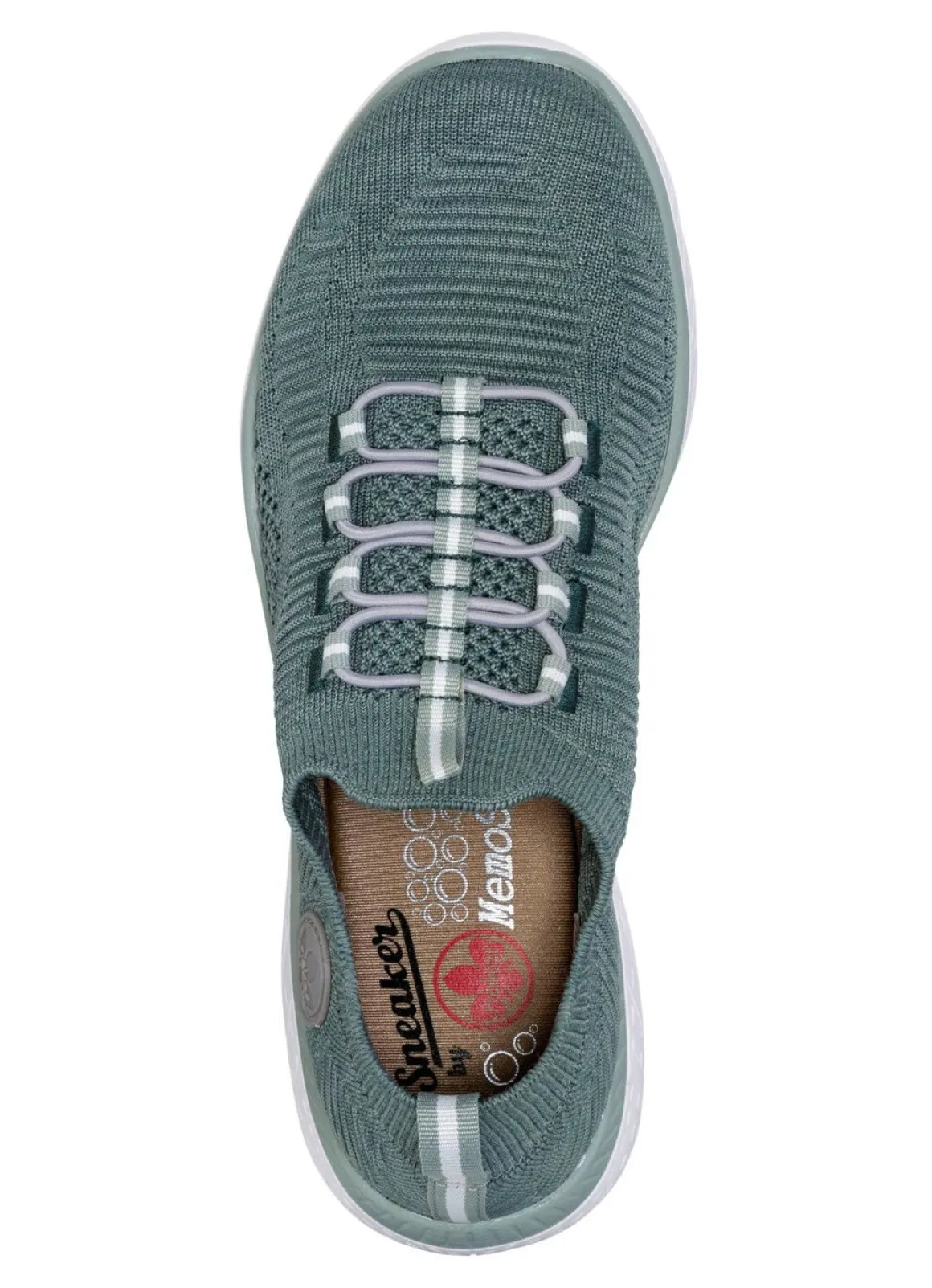 Rieker, leichte Damen-Sneaker, Weite G, mit MemoSoft-Textileinlage