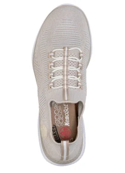 Rieker, leichte Damen-Sneaker, Weite G, mit MemoSoft-Textileinlage