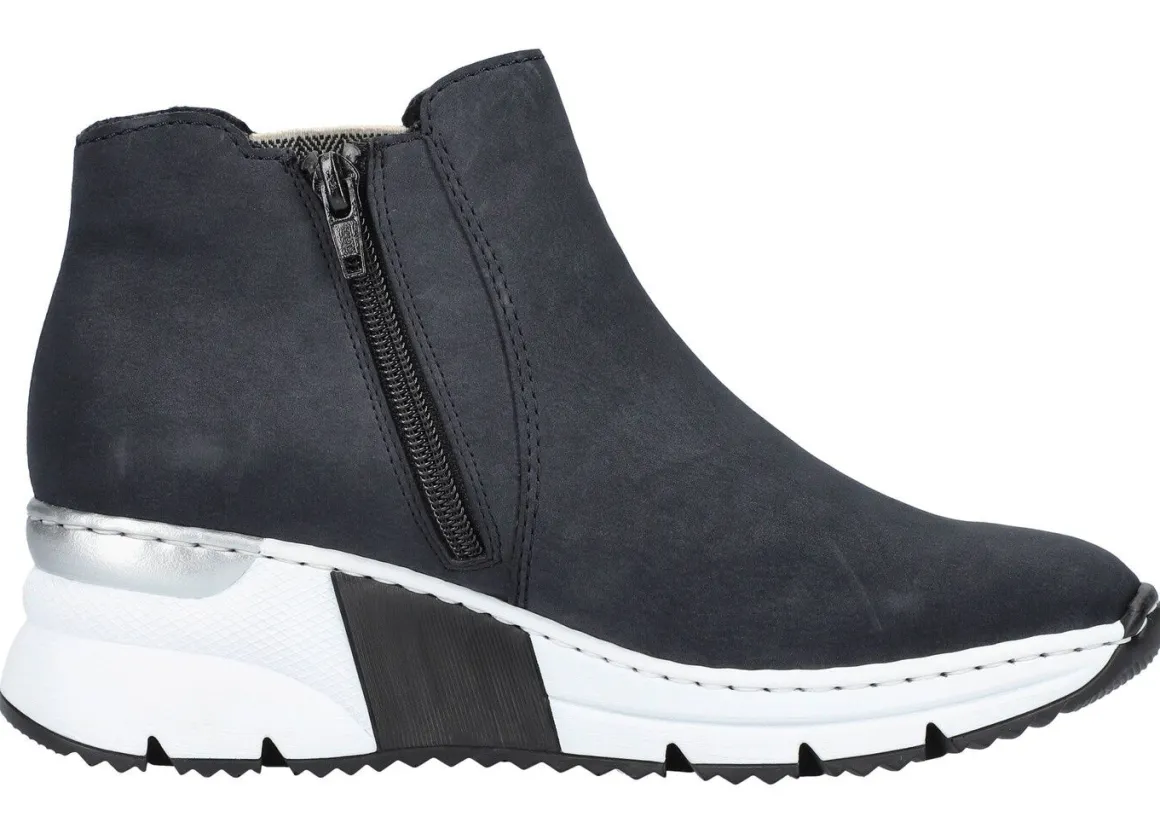 Rieker, modische Damen-Boots, Weite G, mit Reißverschluss