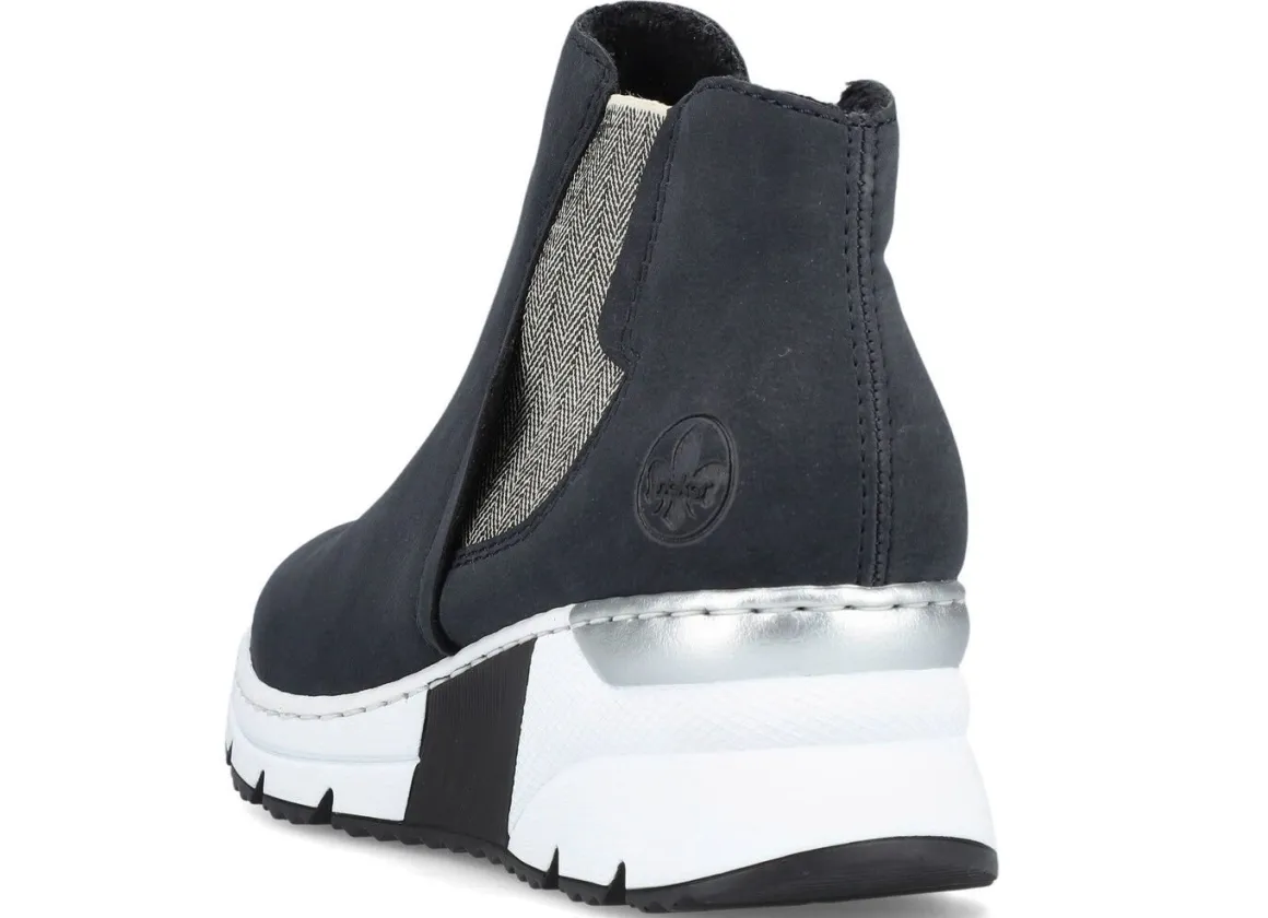 Rieker, modische Damen-Boots, Weite G, mit Reißverschluss