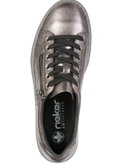 Rieker, modische Damen-Sneaker, mit Reißverschluss
