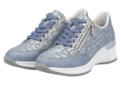 Rieker Schnür-Sneaker aus bedrucktem Synthetikmaterial