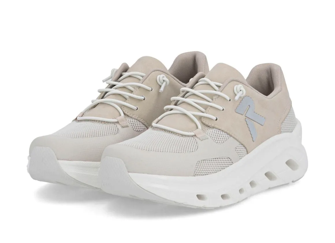 Rieker, sportive Damen-Sneaker, Weite G, mit herausnehmbarem Fußbett