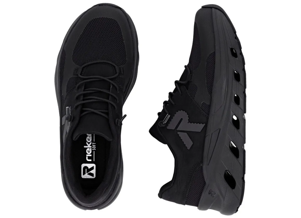 Rieker, sportive Damen-Sneaker, Weite G, mit herausnehmbarem Fußbett