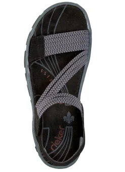 Rieker, sportliche Damen-Sandalen, mit zwei Klettspangen