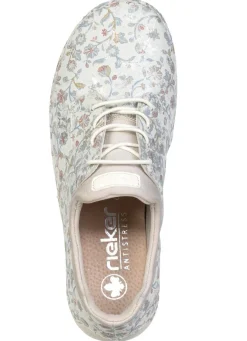 Rieker, stilvolle Damen-Sneaker, mit elastischer Zierschnürung