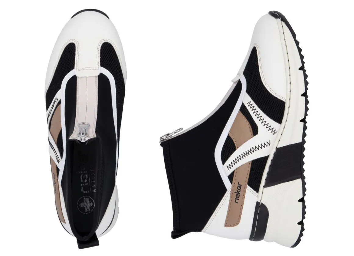 Rieker, stylische Damen-Boots, Weite G, mit herausnehmbarem Fußbett