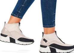 Rieker, stylische Damen-Boots, Weite G, mit Reißverschluss