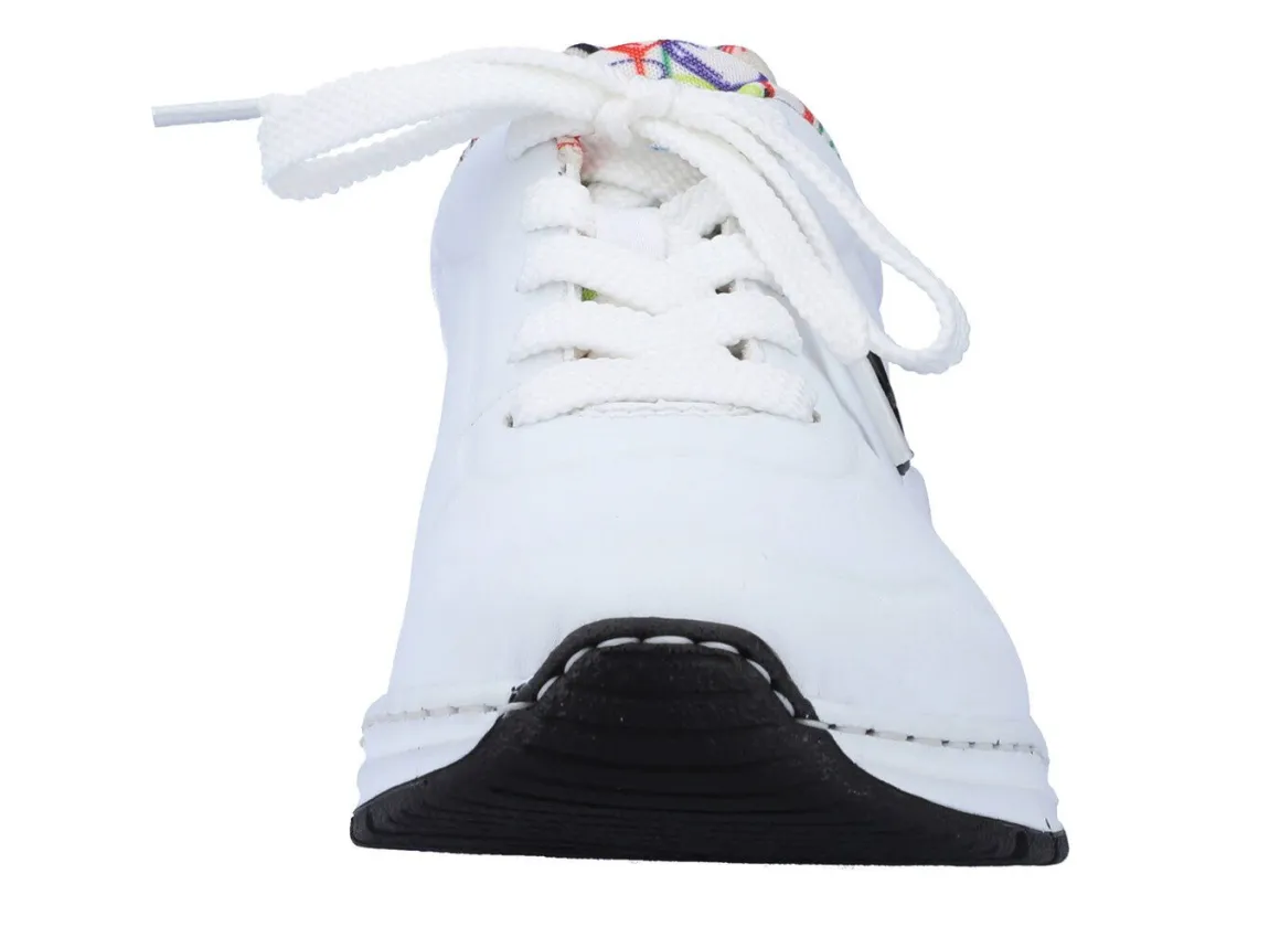 Rieker, stylische Damen-Sneaker, Weite H, mit herausnehmbarem Fußbett