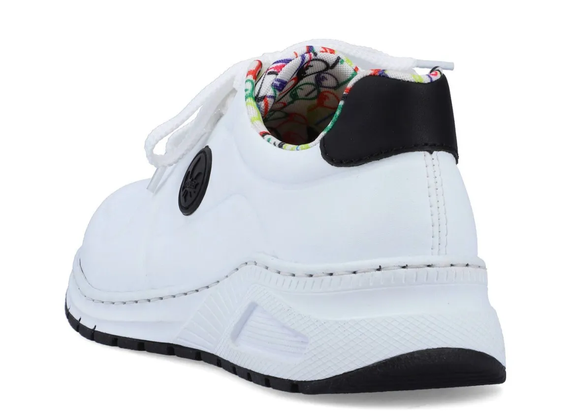 Rieker, stylische Damen-Sneaker, Weite H, mit herausnehmbarem Fußbett