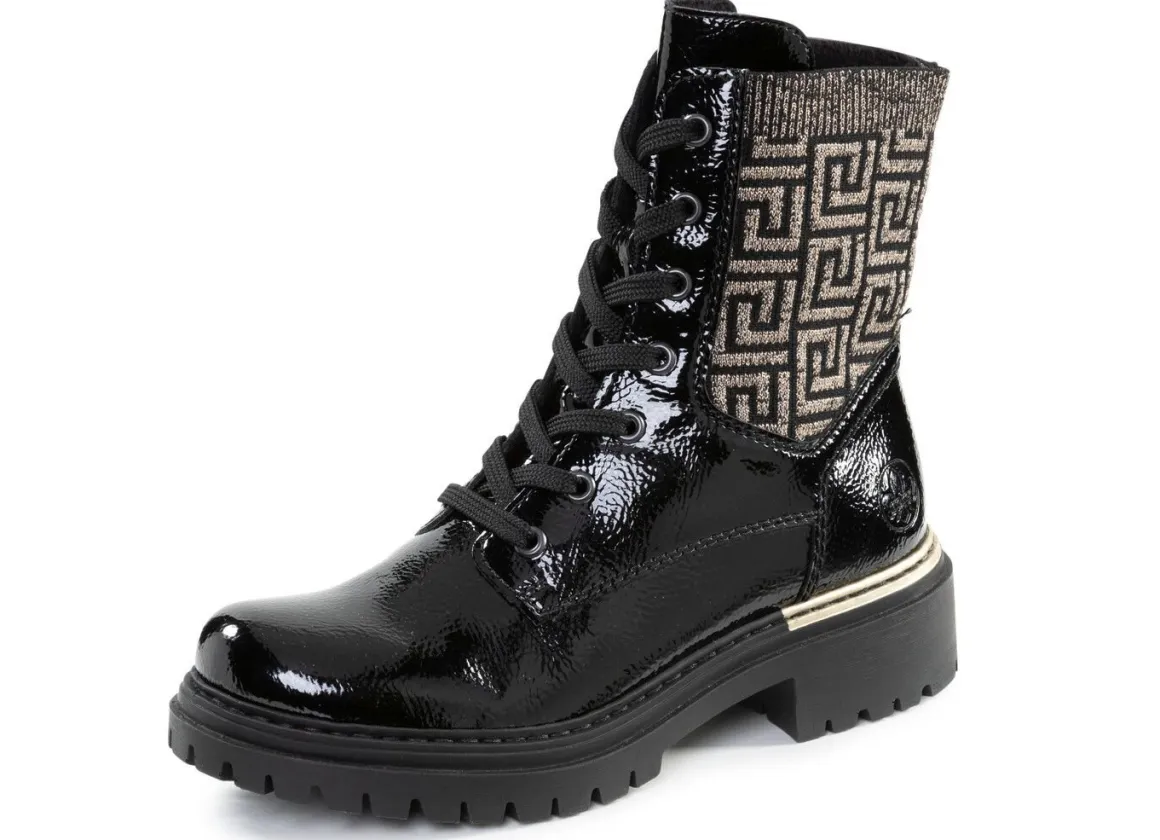 Rieker, stylische Damen-Stiefeletten, Winterschuhe, mit Reißverschluss
