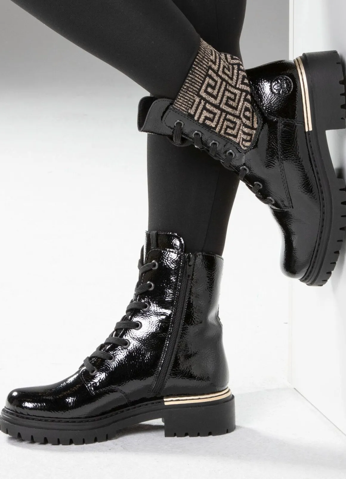 Rieker, stylische Damen-Stiefeletten, Winterschuhe, mit Reißverschluss