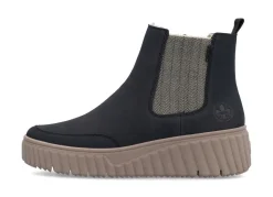 Rieker, trendige Damen-Boots, Winterschuhe, mit herausnehmbarem Fußbett