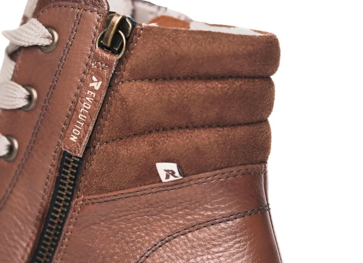 Rieker, trendige Damen-Boots, Winterschuhe, mit herausnehmbarem Fußbett