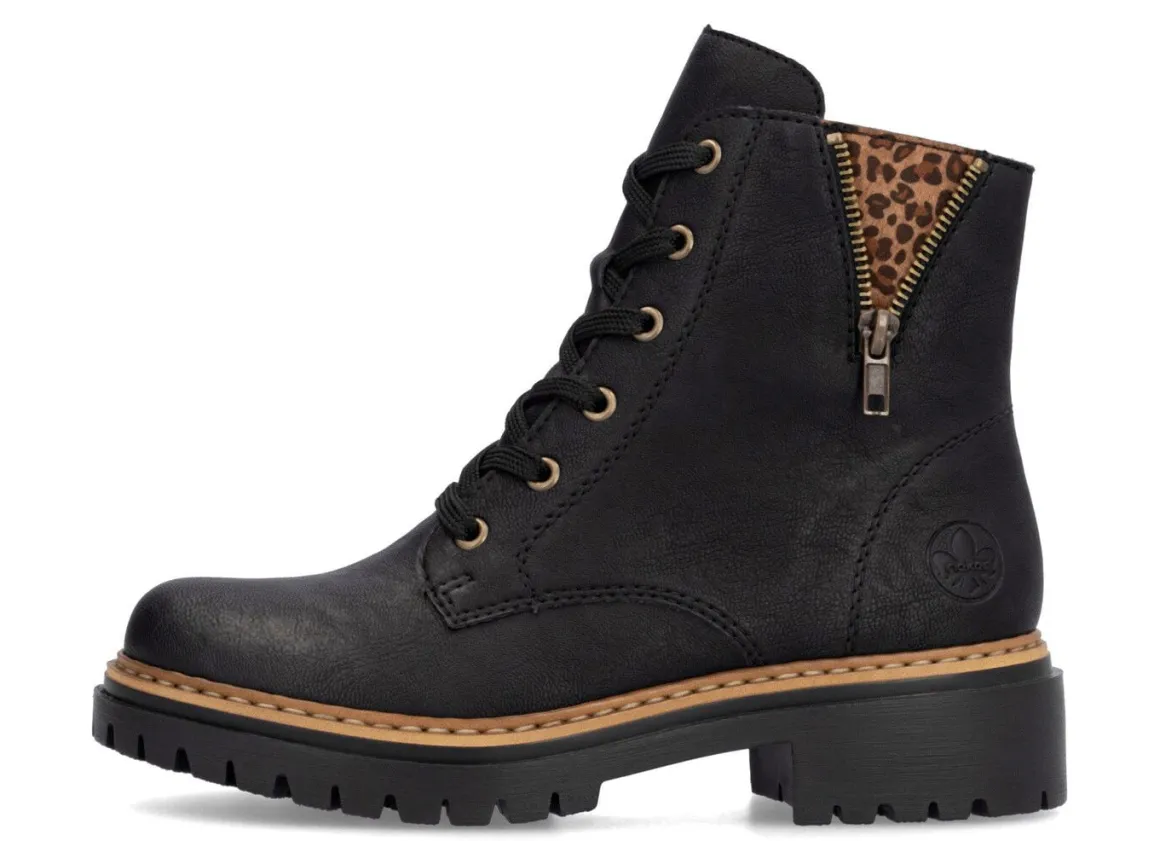 Rieker, trendige Damen-Stiefeletten, Winterschuhe, mit Reißverschluss