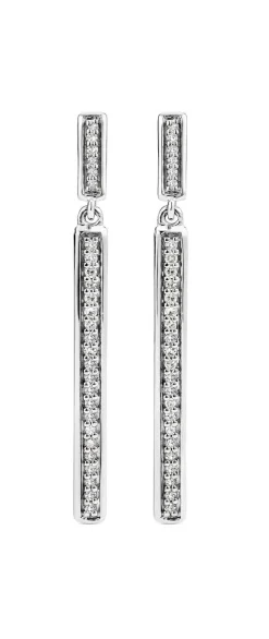 Schicke Ohrstecker mit 54 Diamanten