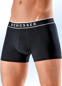 Schiesser Dreierpack Pants mit Elastikbund