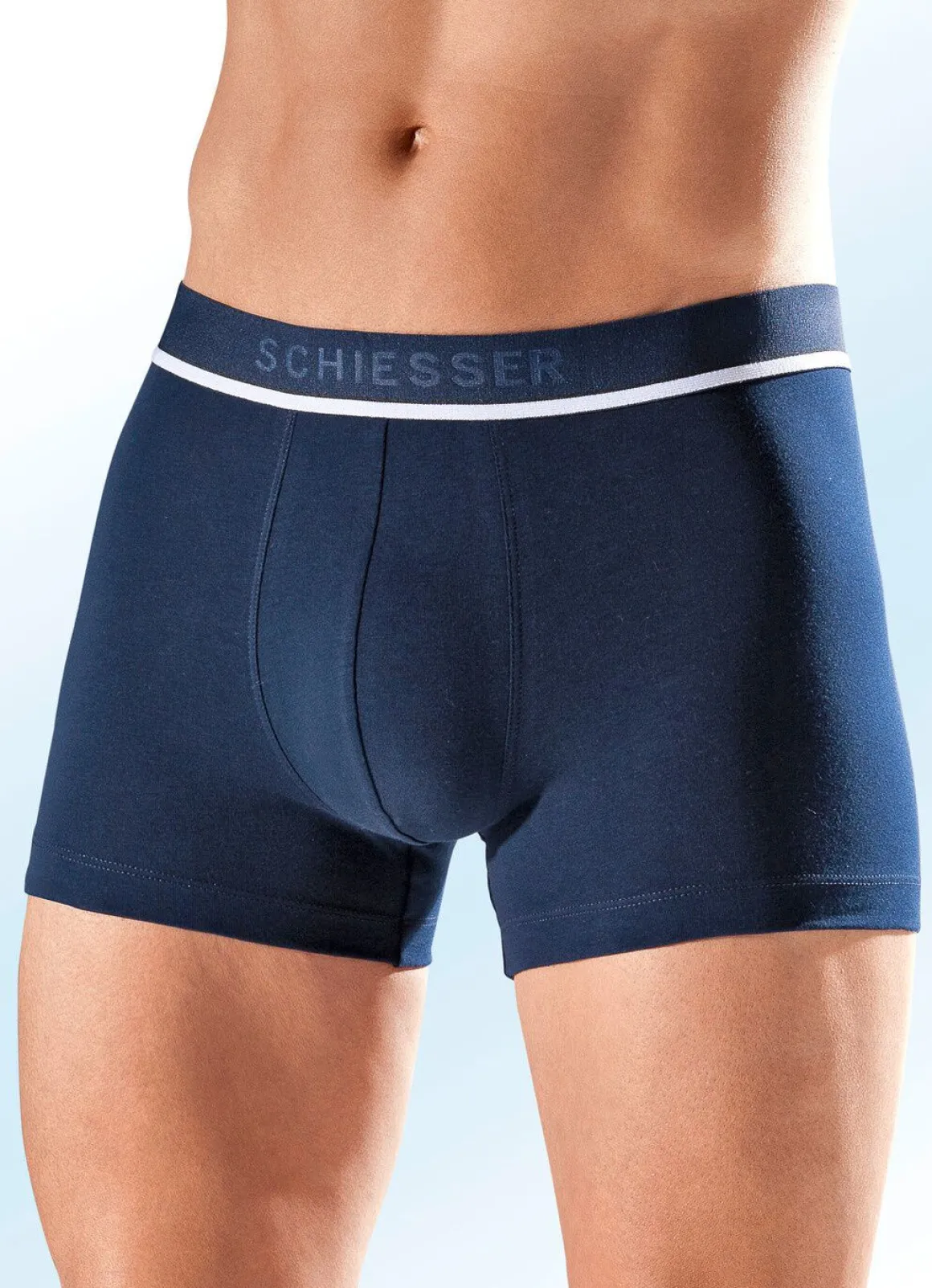 Schiesser Dreierpack Pants mit Elastikbund