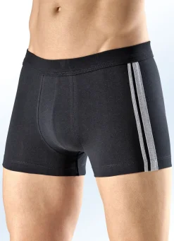 Schiesser Dreierpack Pants mit Kontraststreifen