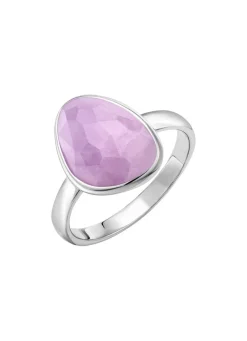Schöner Damenring mit echt facettiertem Amethyst