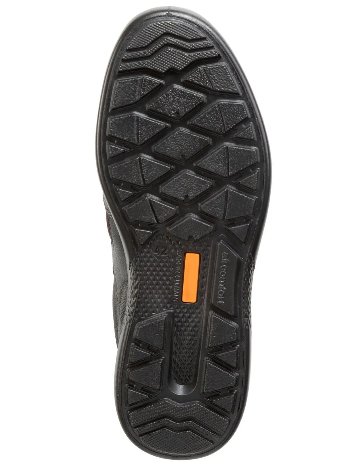 Schnürschuh aus Nappaleder mit Nubukleder-Besätzen