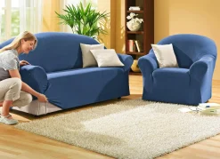 Schützende Stretchbezüge für Sessel und Sofa