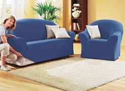 Schützende Stretchbezüge für Sessel und Sofa