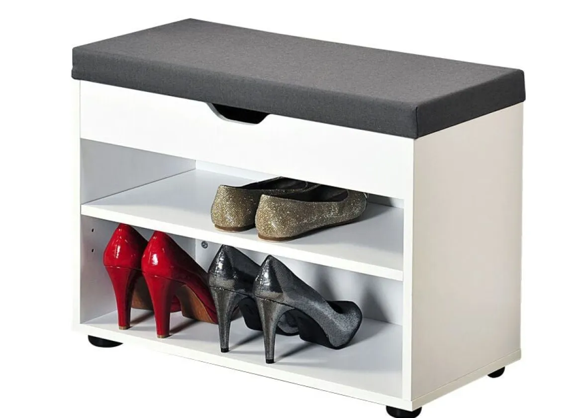 Schuhbank mit Sitzkissen