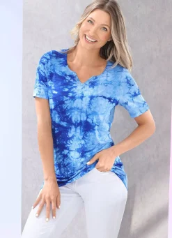 Shirt in Batik-Optik in 2 Farben
