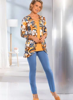 Shirtjacke mit seitlichen Eingrifftaschen