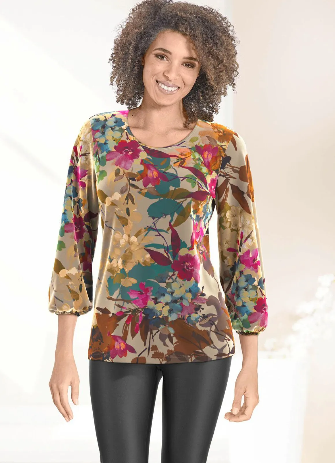 Shirt mit Allover-Dessin
