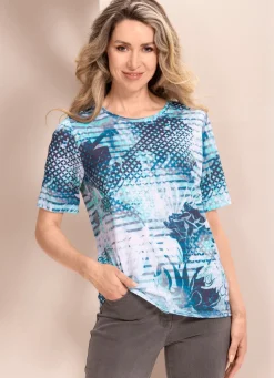 Shirt mit Alloverdruck
