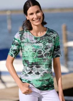 Shirt mit Alloverdruck