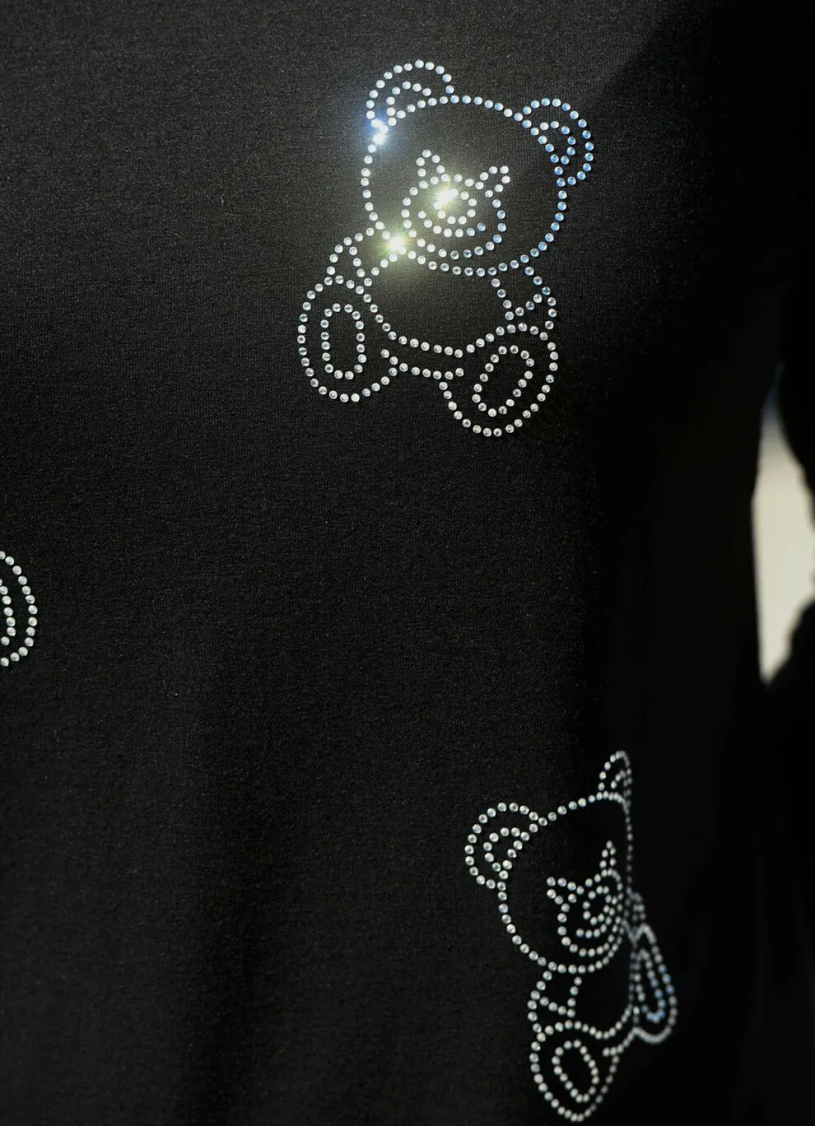 Shirt mit Bärchen-Strasszier