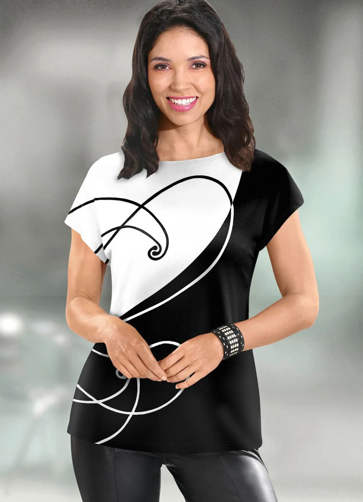 Shirt mit edlem Druck