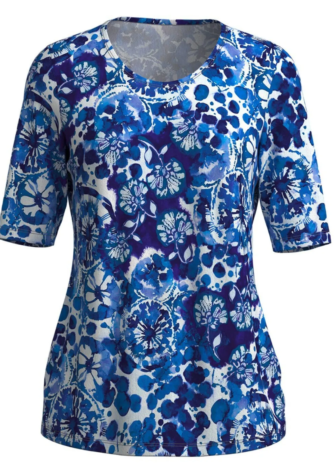Shirt mit floralem Dessin