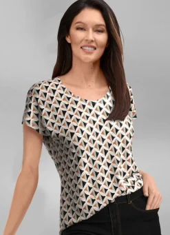 Shirt mit rundem Halsausschnitt