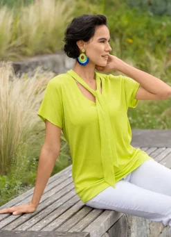 Shirt mit Schluppe