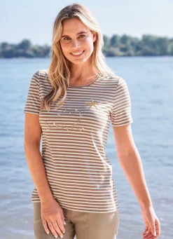 Shirt mit Stickerei-Applikation