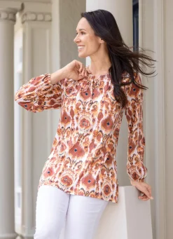 Shirt-Tunika in Langarm