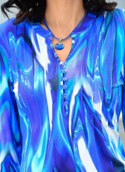 Shirt-Tunika mit attraktiver Biesenzier
