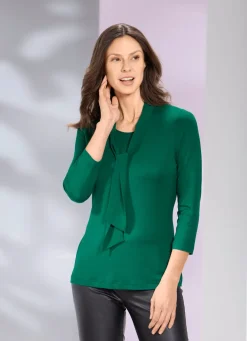 Shirt-Tunika mit Bindeschluppe
