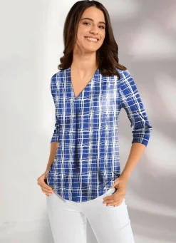 Shirt-Tunika mit Zierfalte